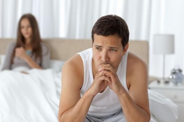 impotencia en un hombre con prostatitis