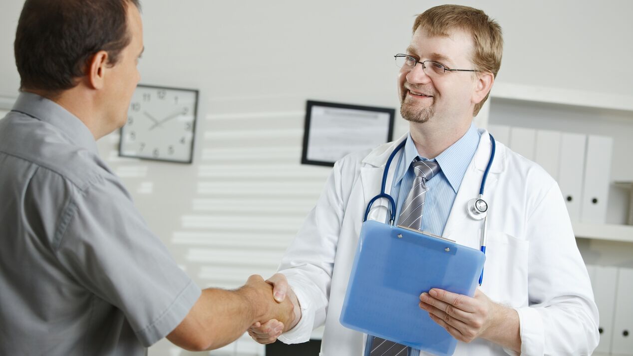 consulta con un especialista en prostatitis